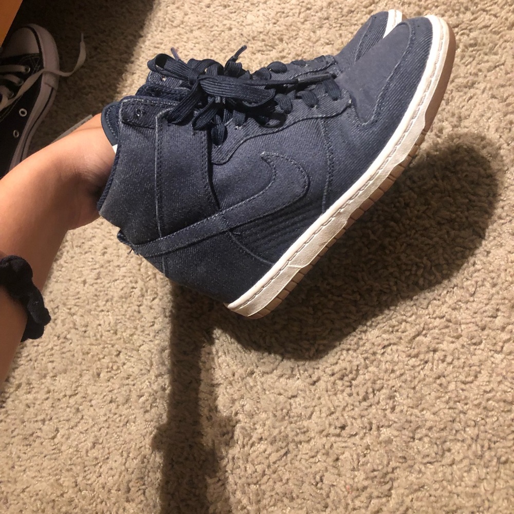 Denim Nike wedges